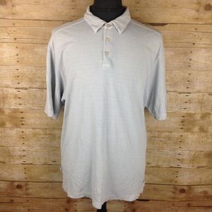 Tommy Bahama Marlin Embroidered Blue Shirt Size XL